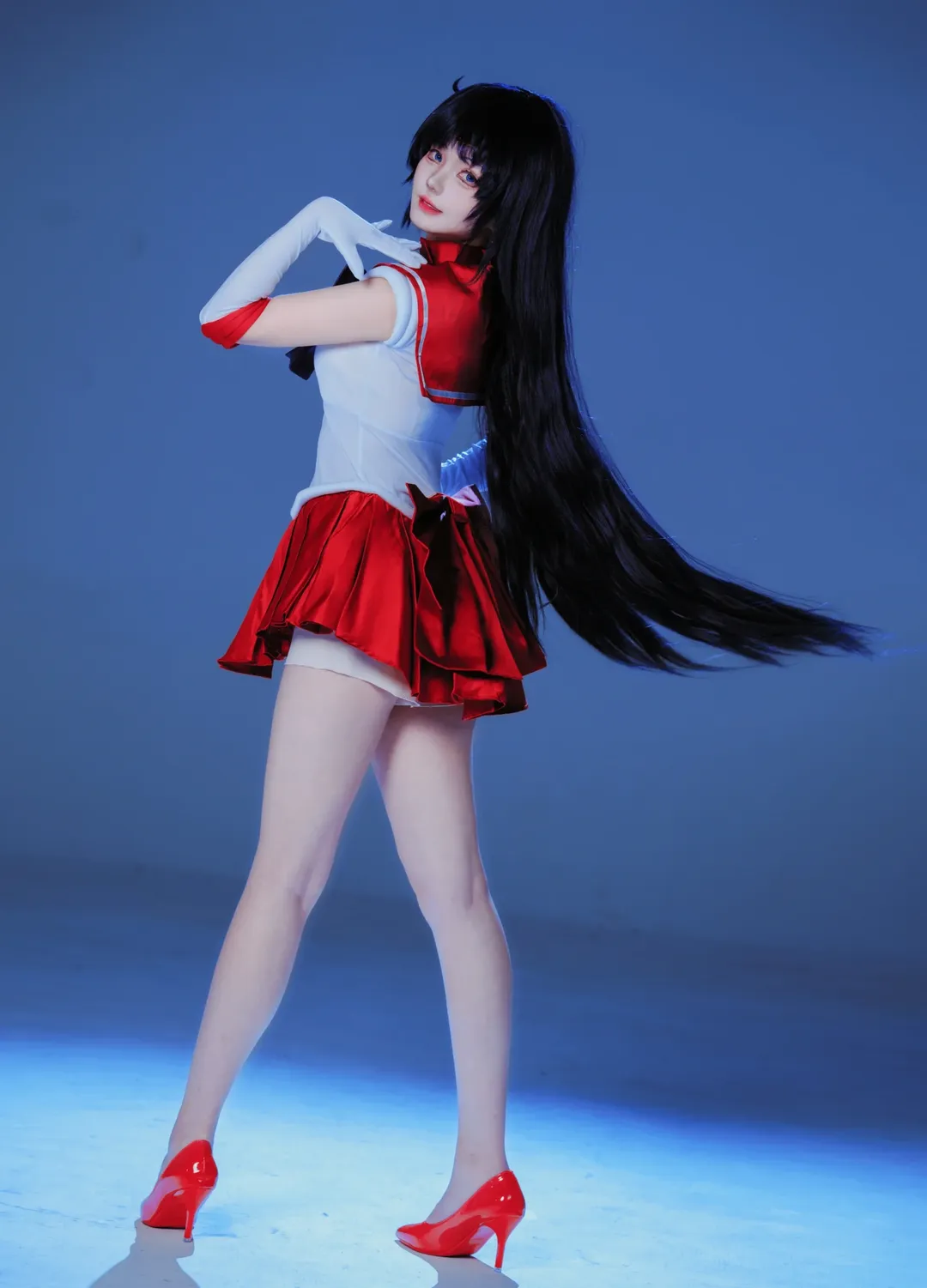 二次元, 火野丽cos, 美少女战士, 复古画报, 老番