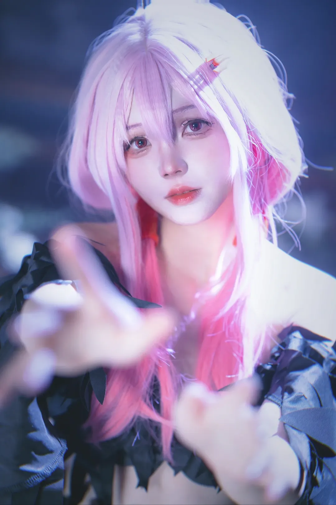 二次元cosplay, 楪祈cos, 罪恶王冠, 黑裙造型, 老番回忆 - 第4张