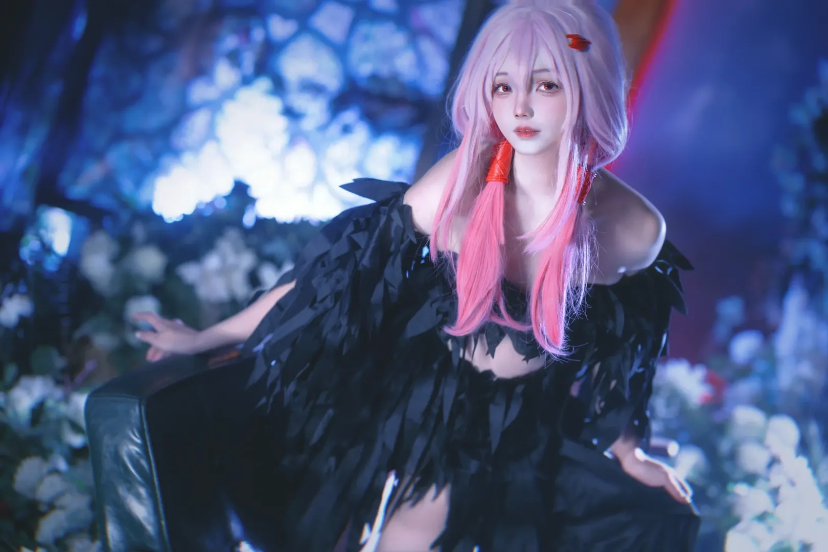 二次元cosplay, 楪祈cos, 罪恶王冠, 黑裙造型, 老番回忆 - 第7张