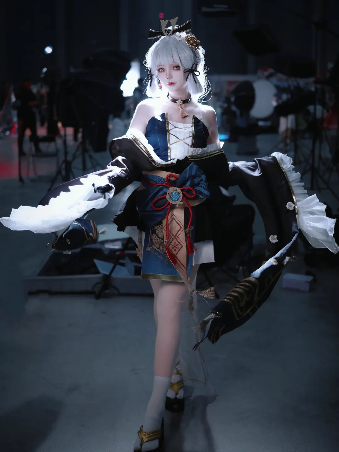 原神, 场照, 神里绫华cos, 黑道千金, 霜刃 - 第2张