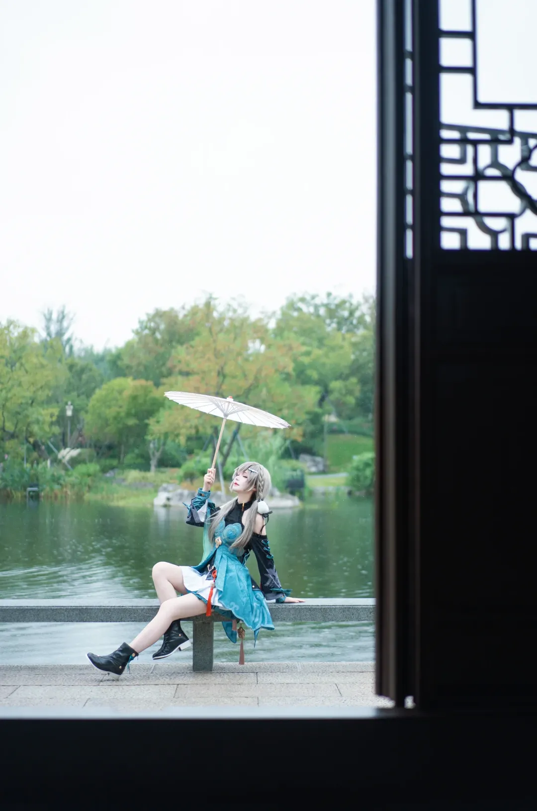 cosplay, 崩坏星穹铁道, 户外拍摄, 中式园林, 青雀cos - 第5张