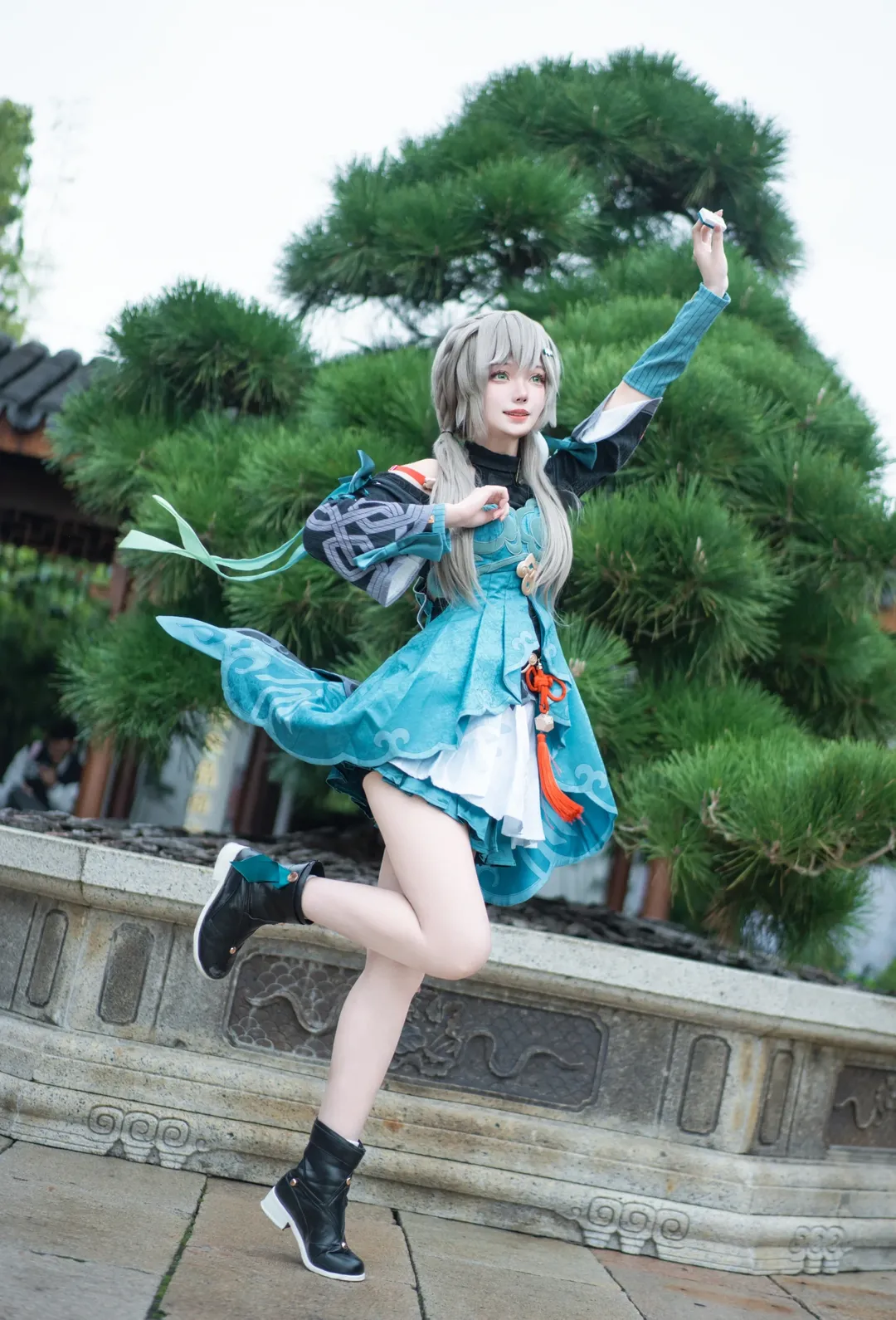 cosplay, 崩坏星穹铁道, 户外拍摄, 中式园林, 青雀cos - 第7张