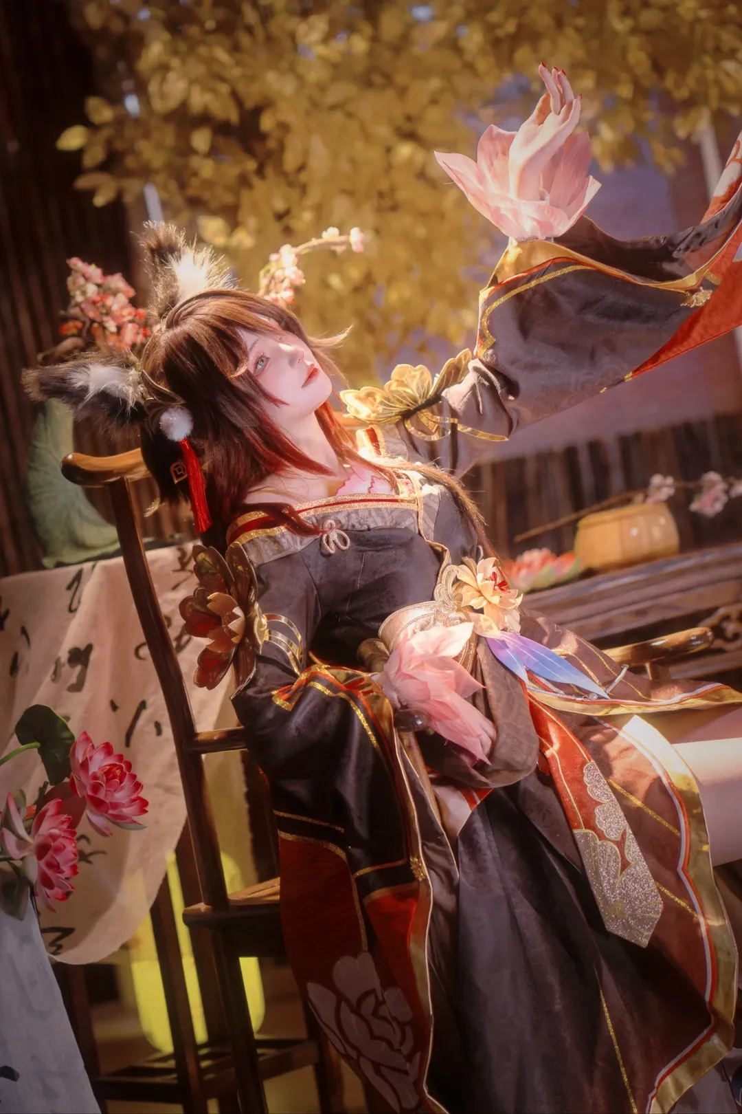 崩坏星穹铁道, cosplay正片, 停云忘归人cos, 狐系妆容, 古风cos摄影 - 第1张