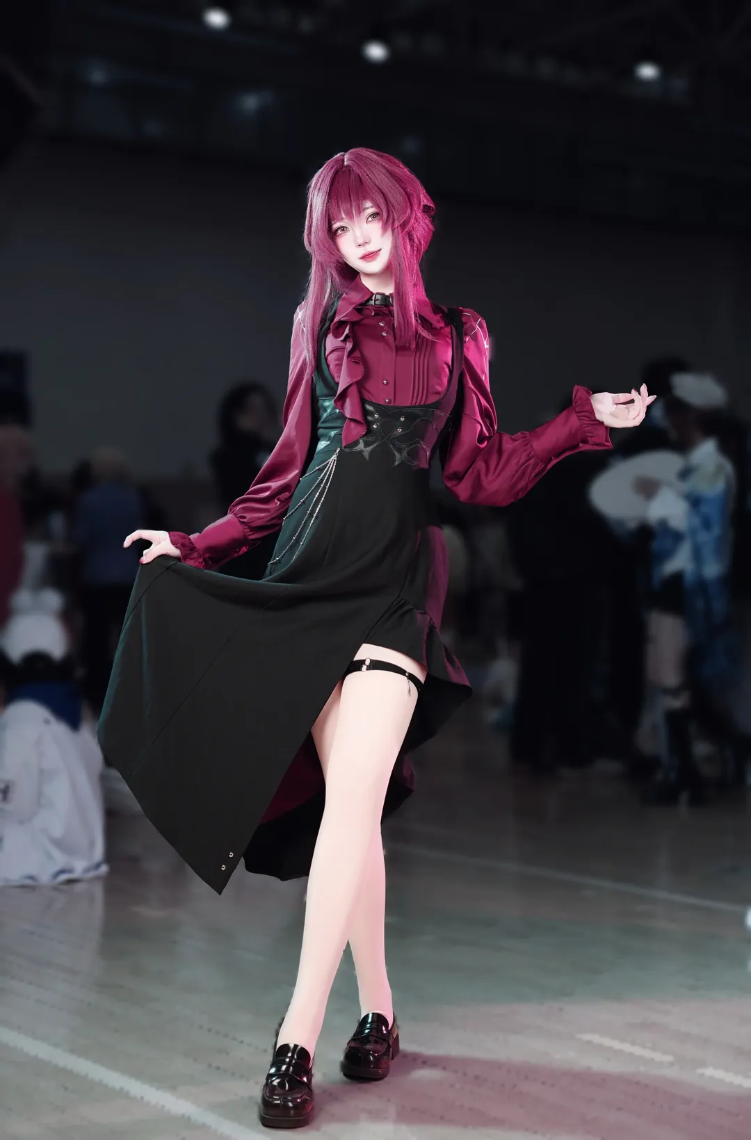 崩坏星穹铁道, 漫展场照, 卡芙卡cos, 印象服, cosplay穿搭