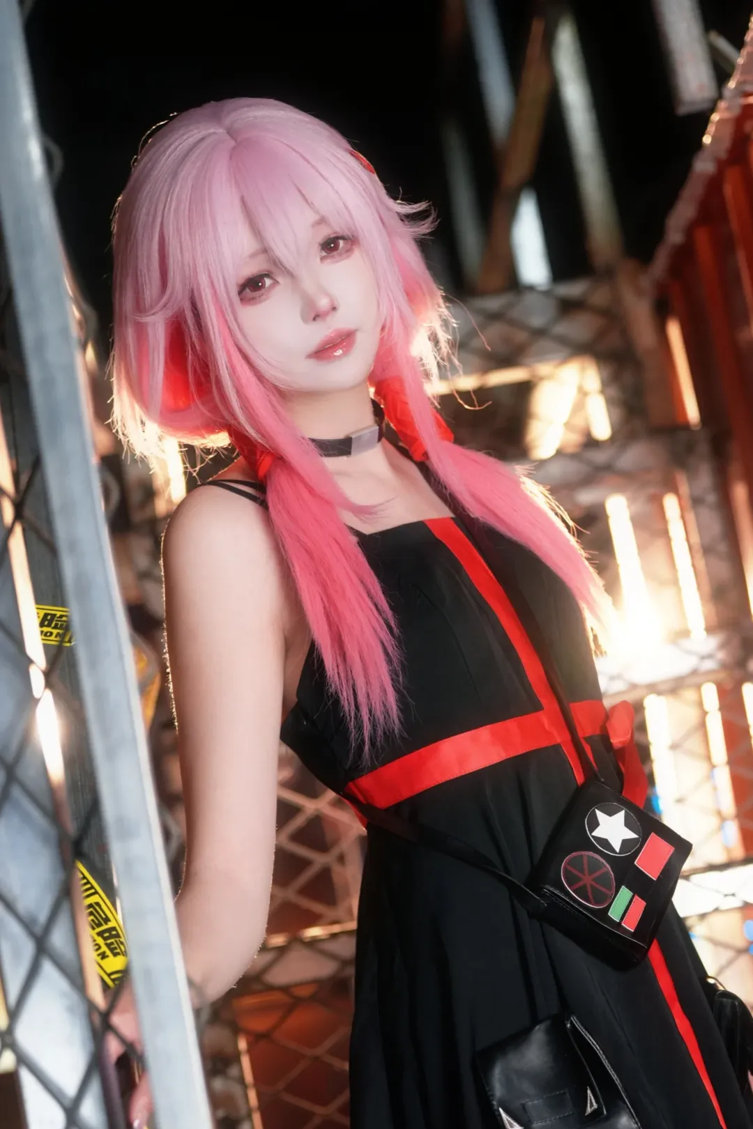 二次元cosplay, 粉色假发, 楪祈cos, 罪恶王冠, 老番回忆