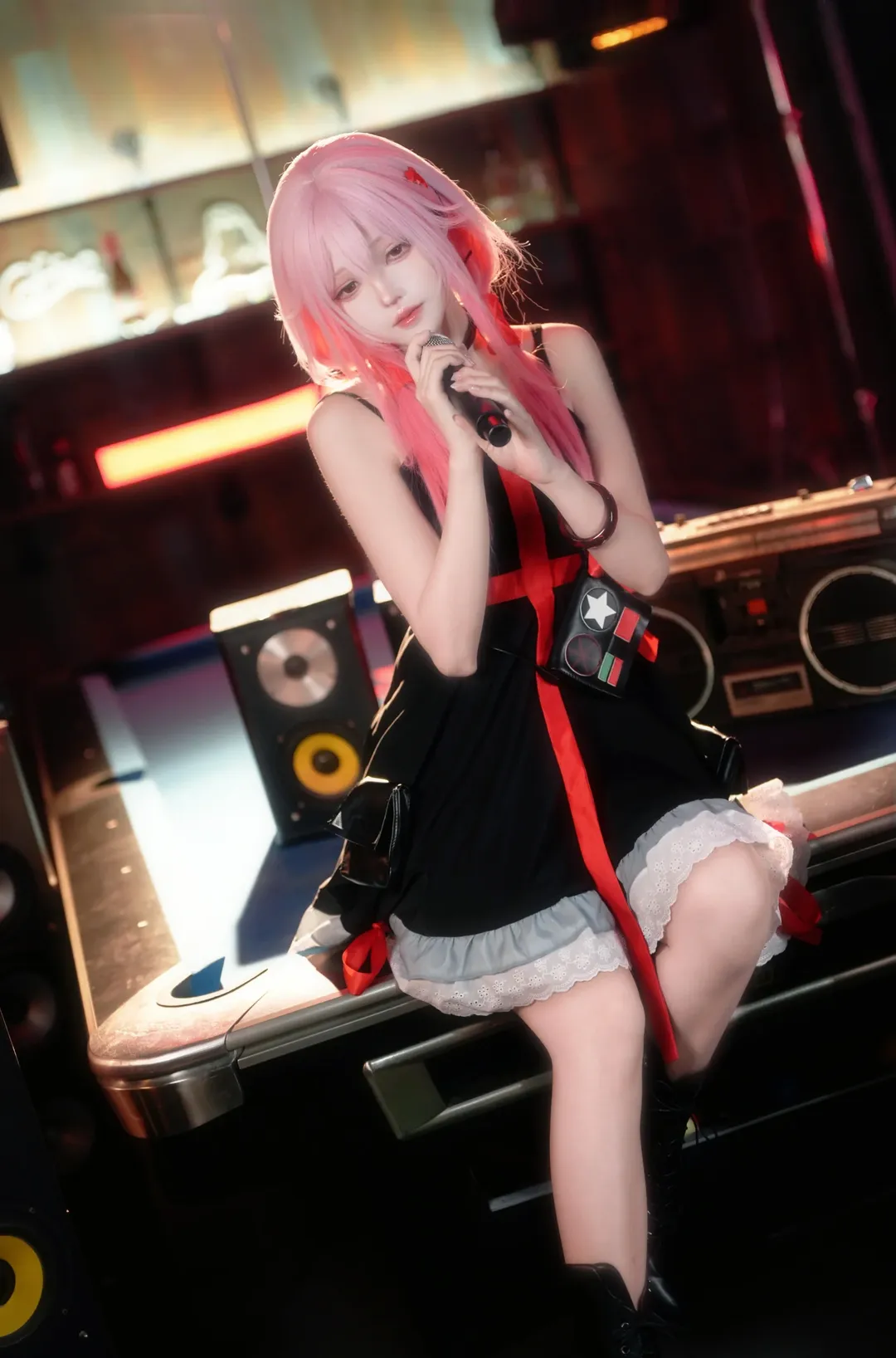 二次元コスプレ, ピンクのウィッグ, 楪いのり コスプレ, ギルティクラウン, 懐かしのアニメの思い出 - 4枚目