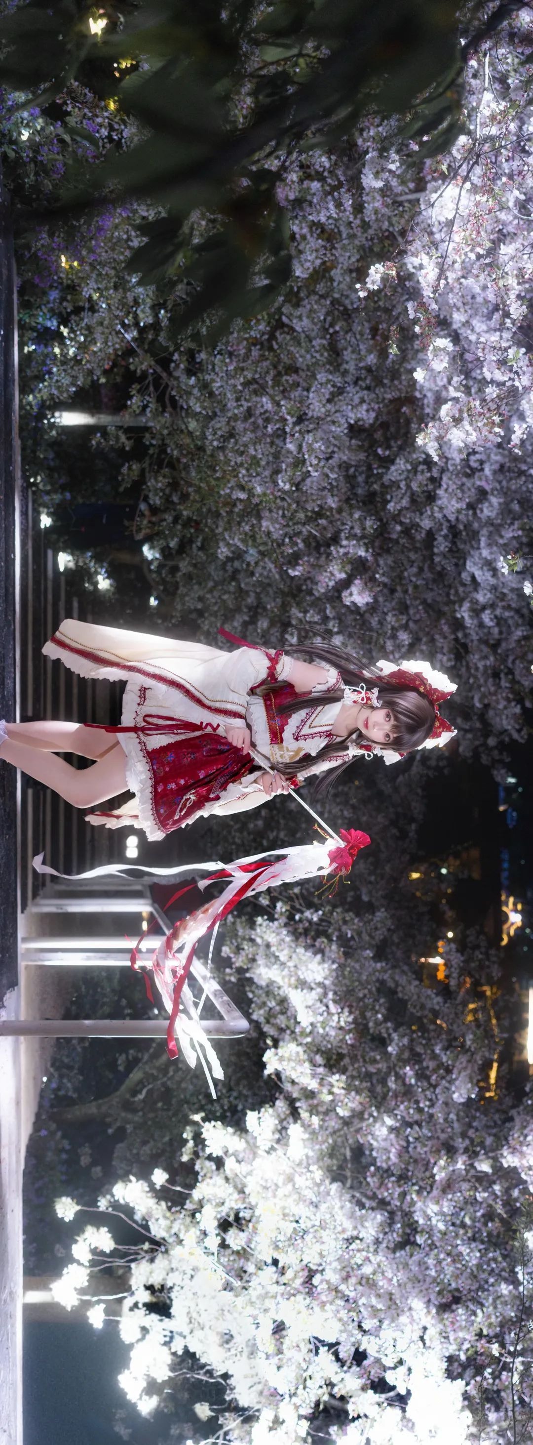 博丽灵梦cos, 东方project, 东方二设, cosplay分享, 夜樱摄影 - 第7张