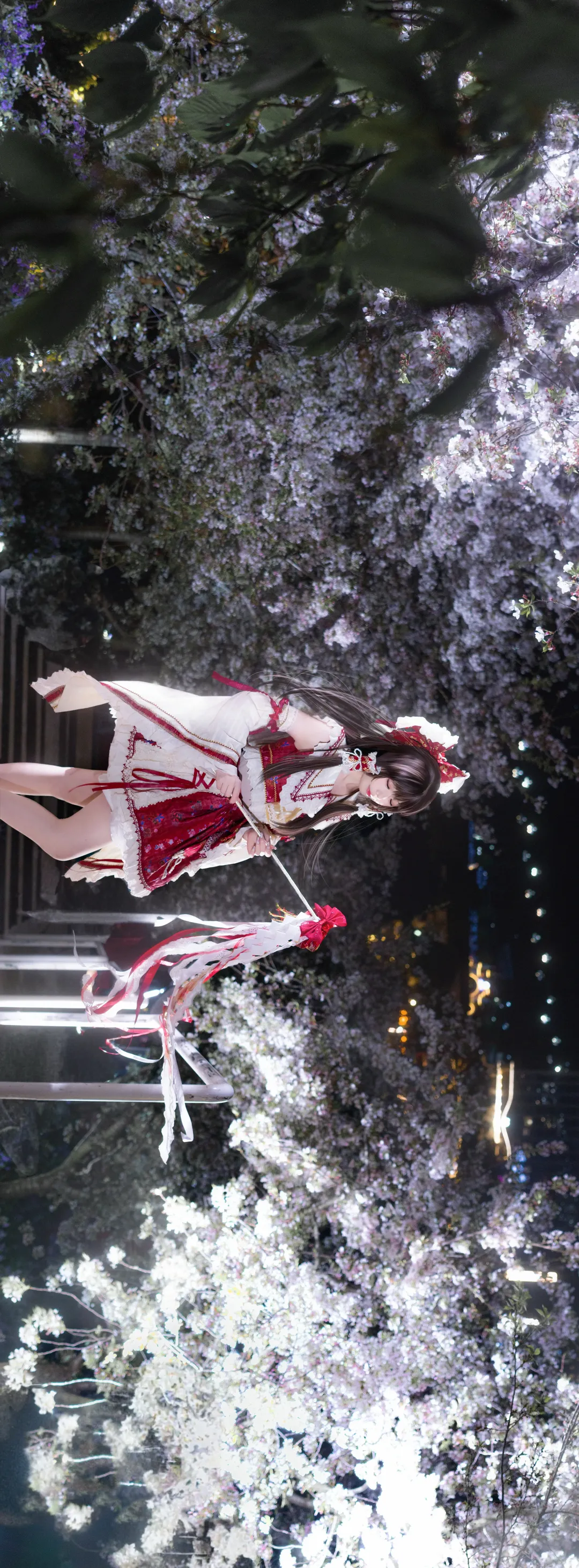 博丽灵梦cos, 东方project, 东方二设, cosplay分享, 夜樱摄影 - 第8张
