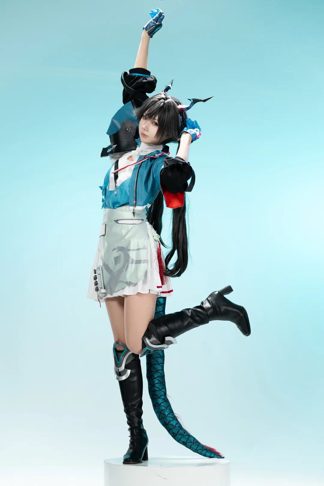 Cosplay, 角色还原, 白棚拍摄, 明日方舟终末地, 故渊离cos - 第3张