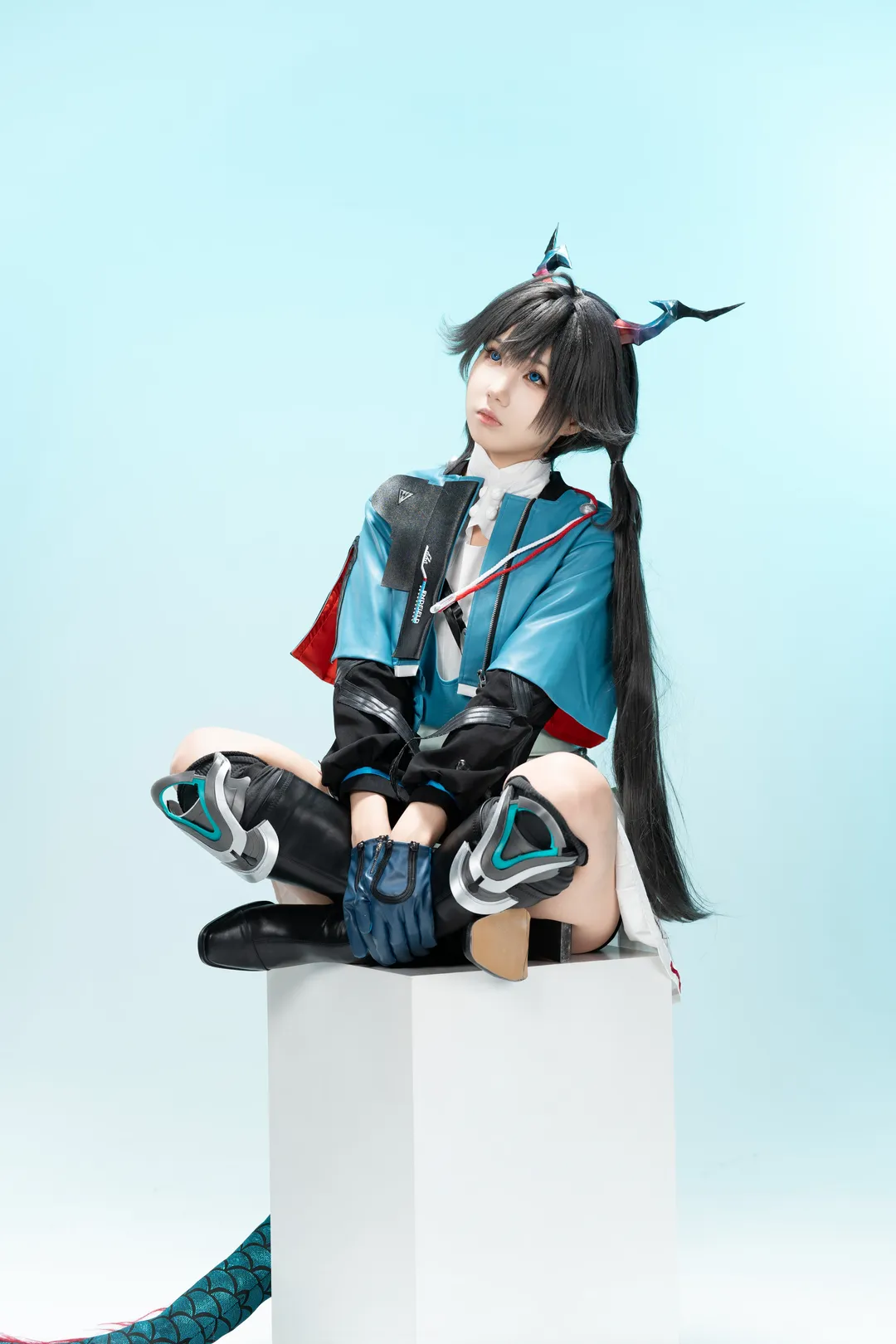 Cosplay, 角色还原, 白棚拍摄, 明日方舟终末地, 故渊离cos - 第6张