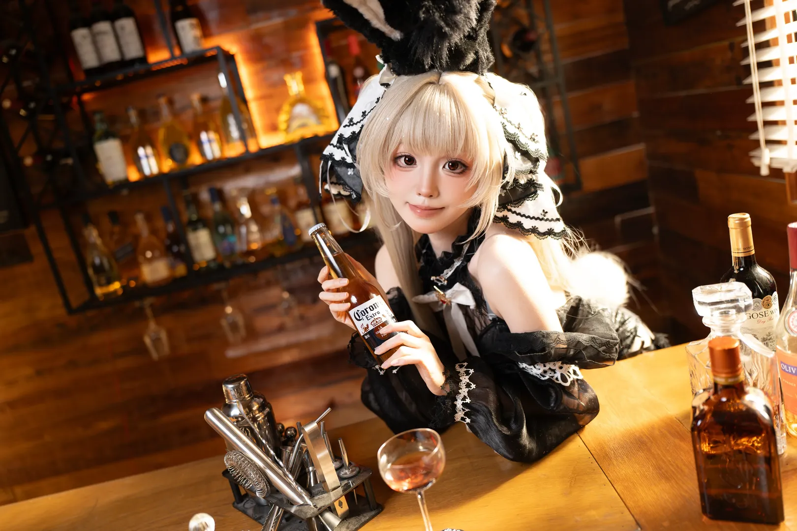 碧蓝航线, cos正片, 兔女郎, 动作参考, 可畏cos - 第11张