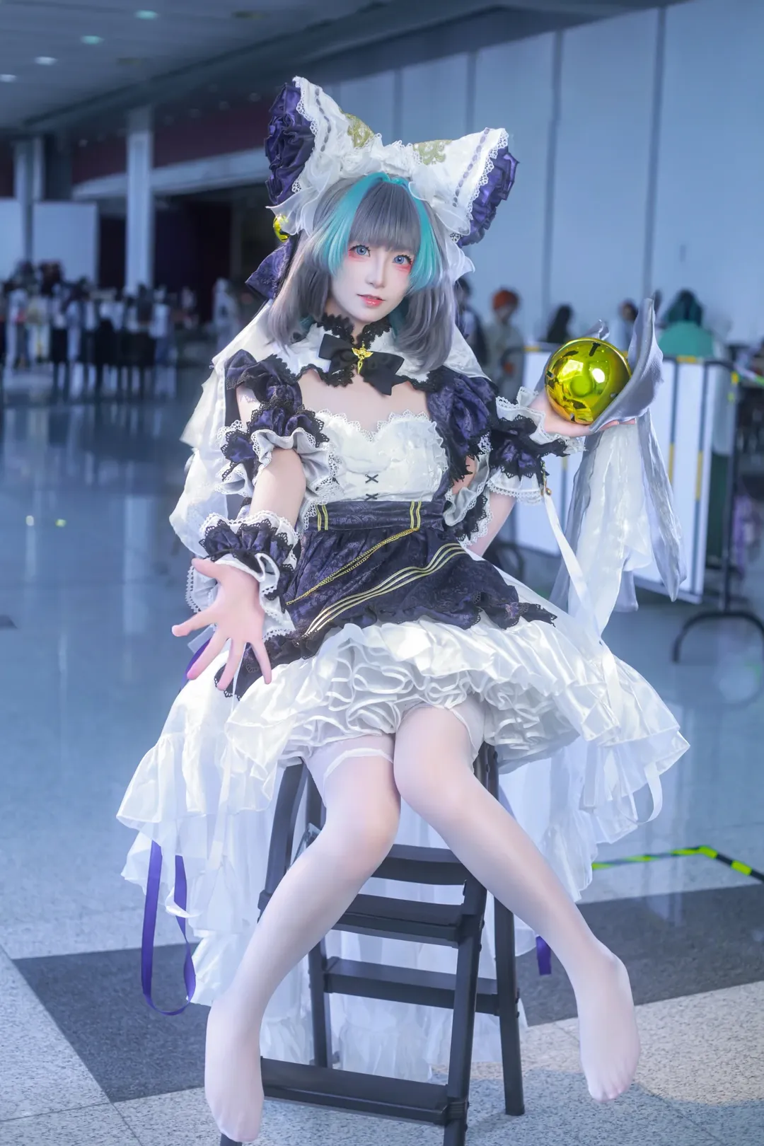柴郡cos, 碧蓝航线, 漫展摄影, 二次元穿搭, cosplay场照