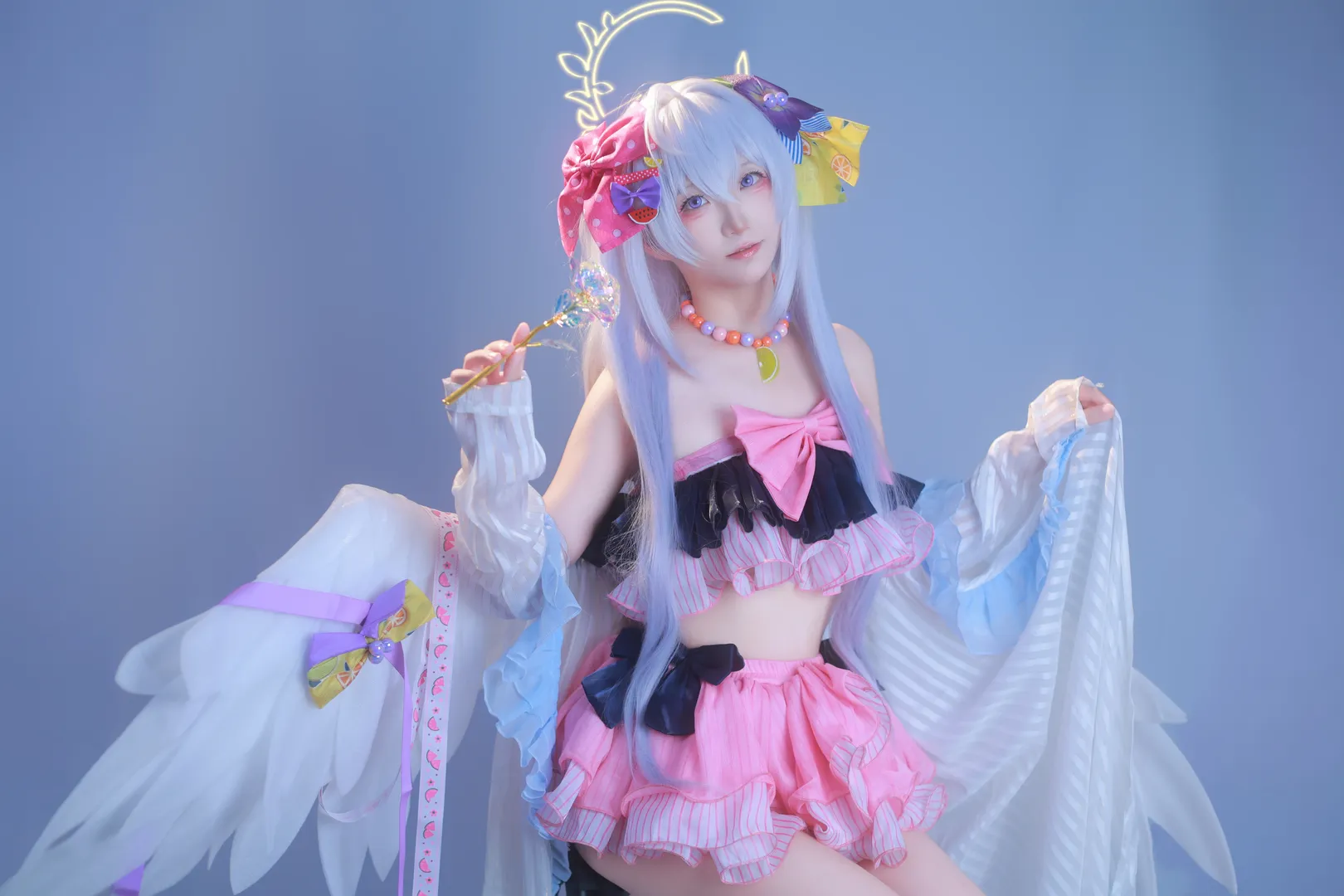 Cosplay, 蔚蓝档案, 泳装, 白洲梓cos, 夏日摄影
