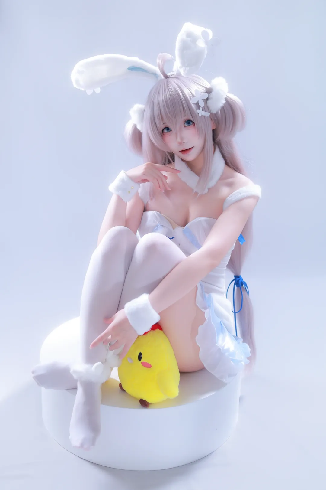 碧蓝档案, 二次元写真, cosplay穿搭, 兔女郎cosplay, 海风兔兔cos - 第3张
