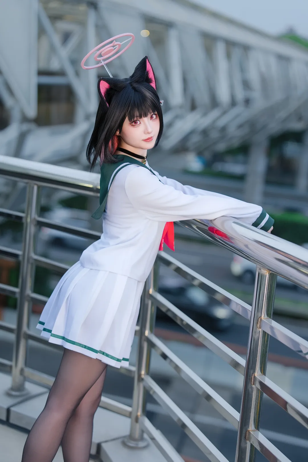 cosplay, 蔚蓝档案, 动漫摄影, 杏山和纱cos, JK制服 - 第3张