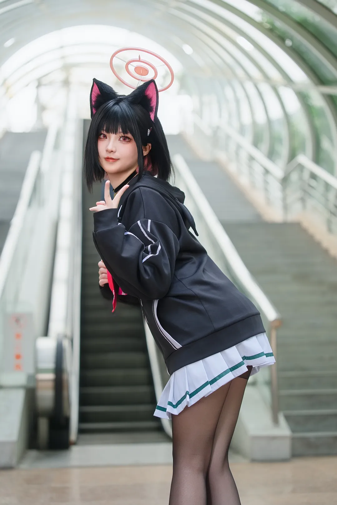 cosplay, 蔚蓝档案, 动漫摄影, 杏山和纱cos, JK制服 - 第5张