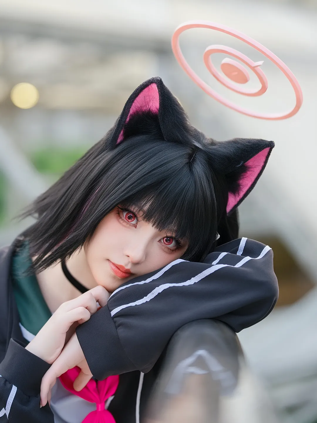 cosplay, 蔚蓝档案, 动漫摄影, 杏山和纱cos, JK制服 - 第6张