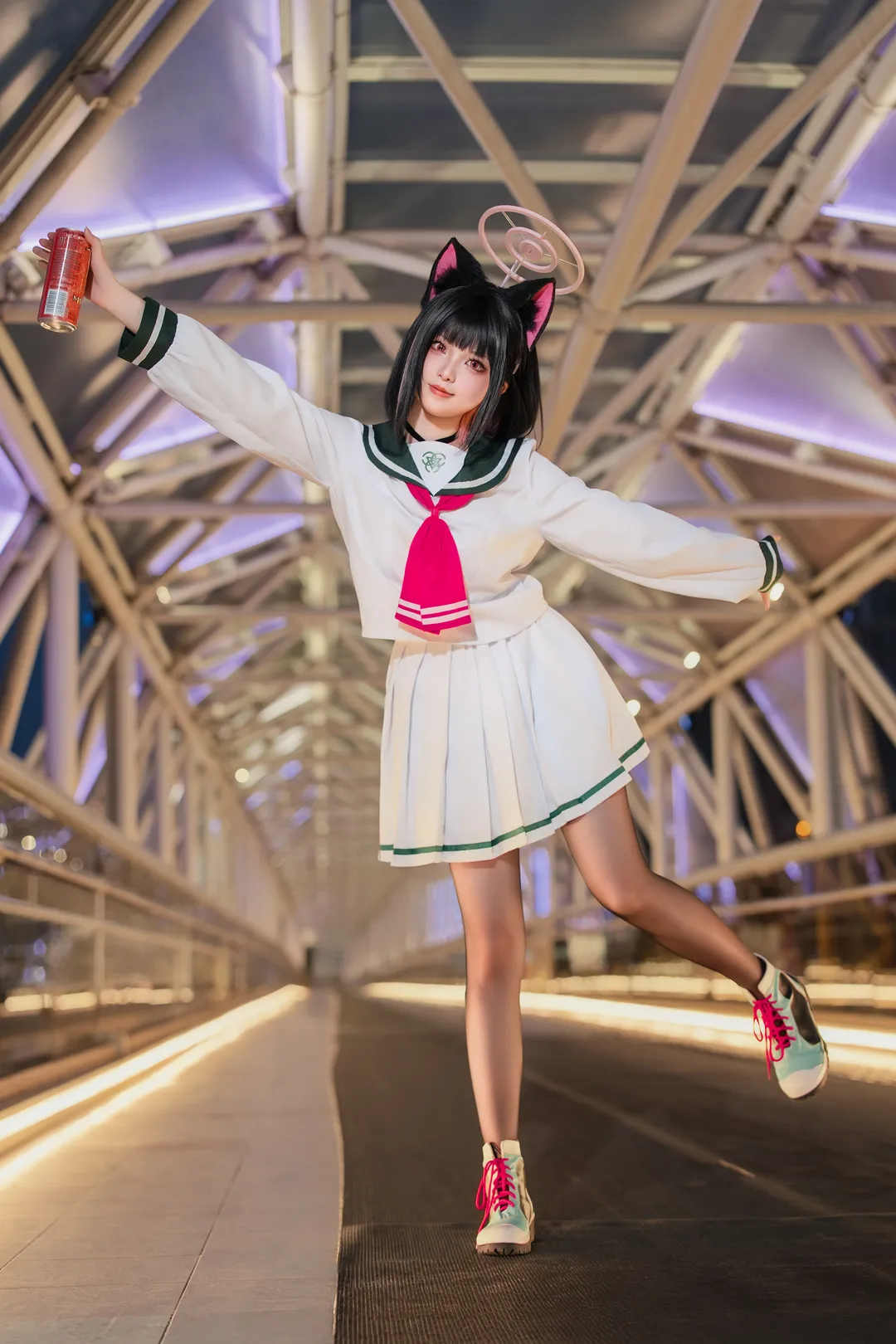 cosplay, 蔚蓝档案, 杏山和纱cos, jk, cos摄影 - 第4张
