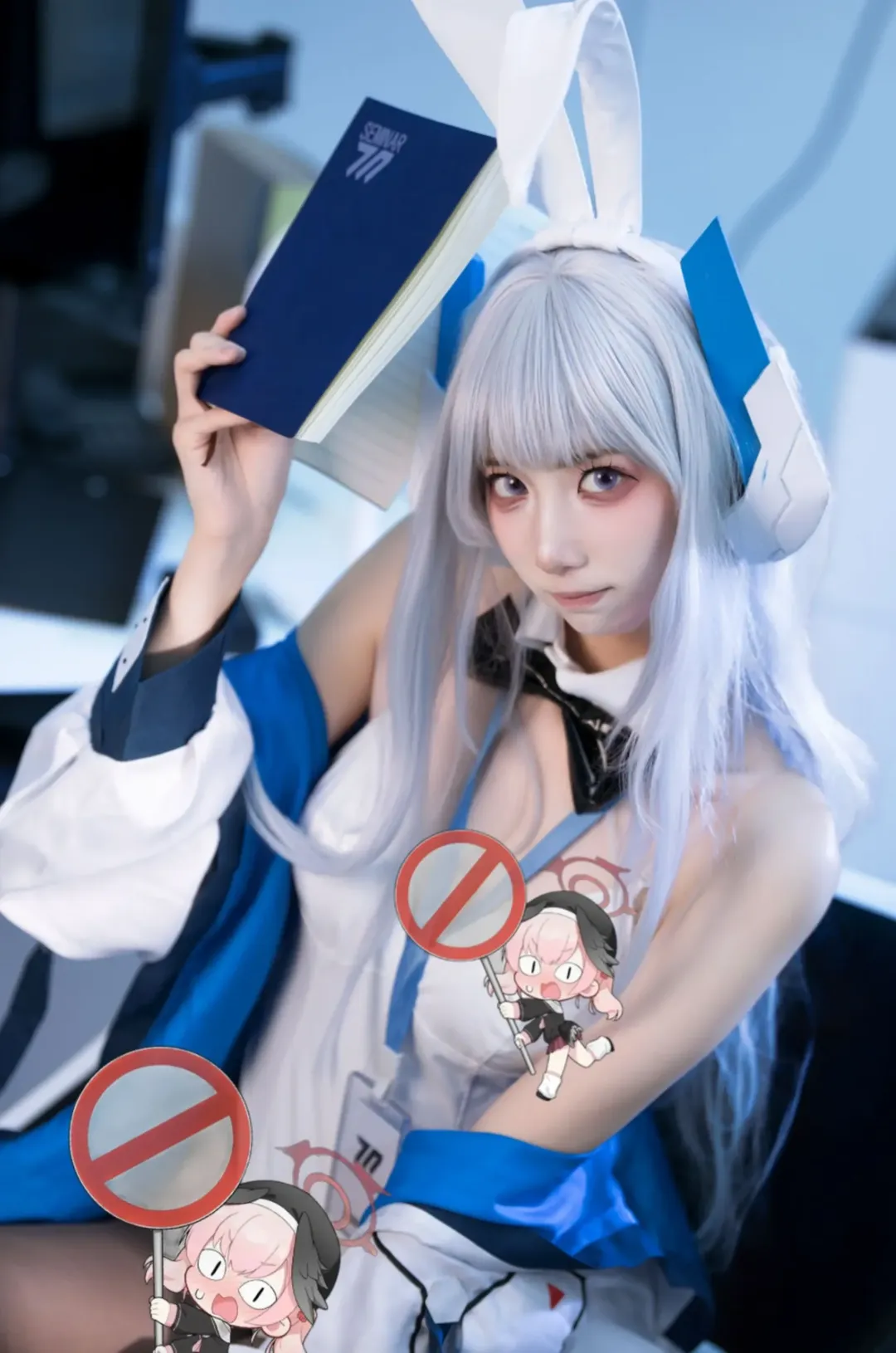 美的写真, コスプレ, ブルーアーカイブ, ブルーアーカイブ, 生塩ノア コスプレ - 2枚目