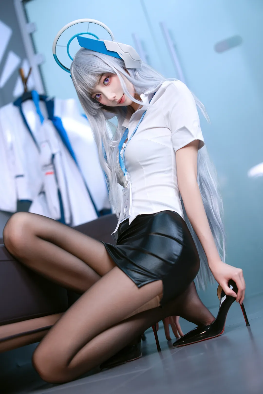 cosplay, 二次元摄影, 蔚蓝档案, 生盐诺亚cos, OL穿搭