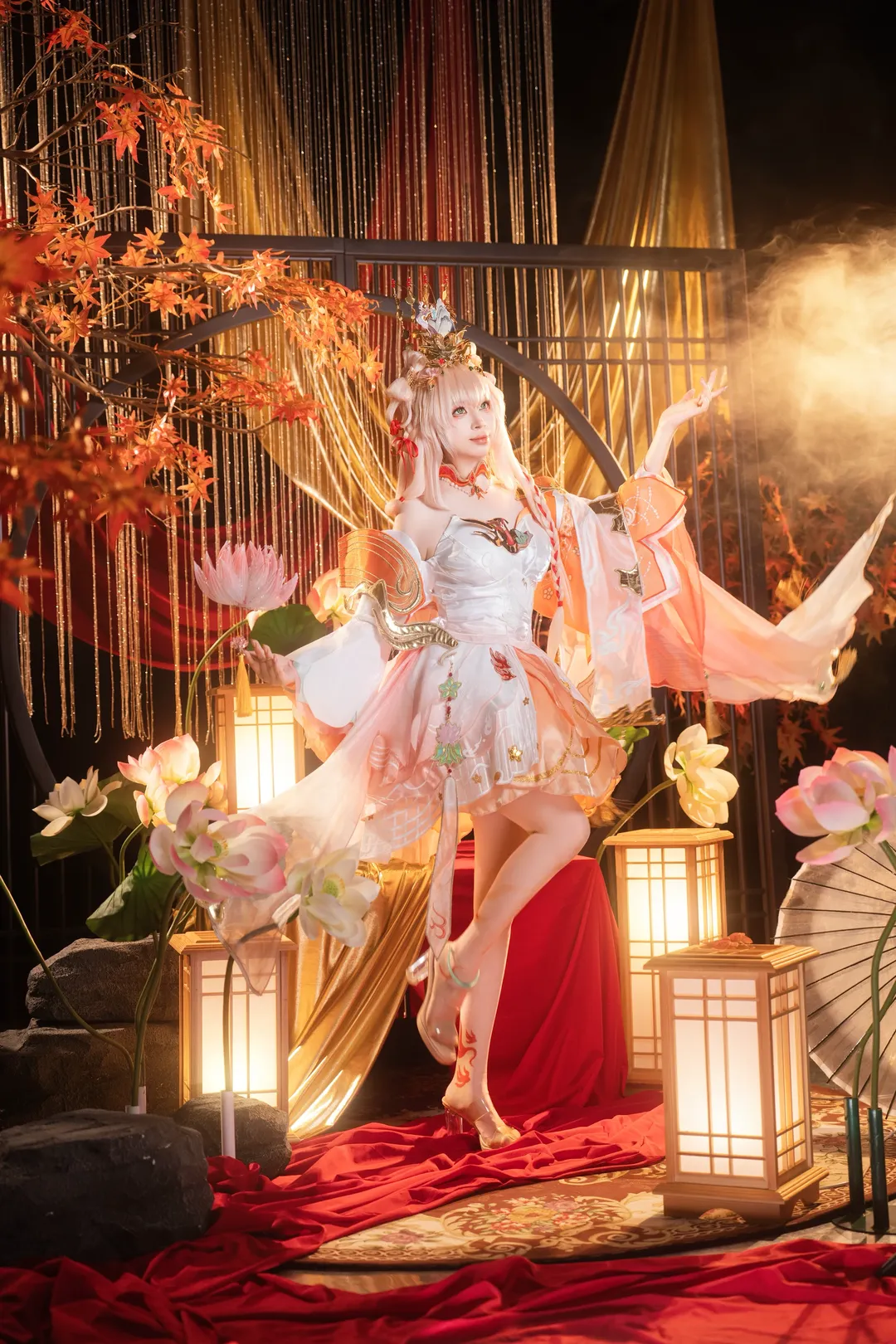 Honor of Kings, Traditional style cosplay, Xishi cosplay, Cosplay photography, Chinese style aesthetics