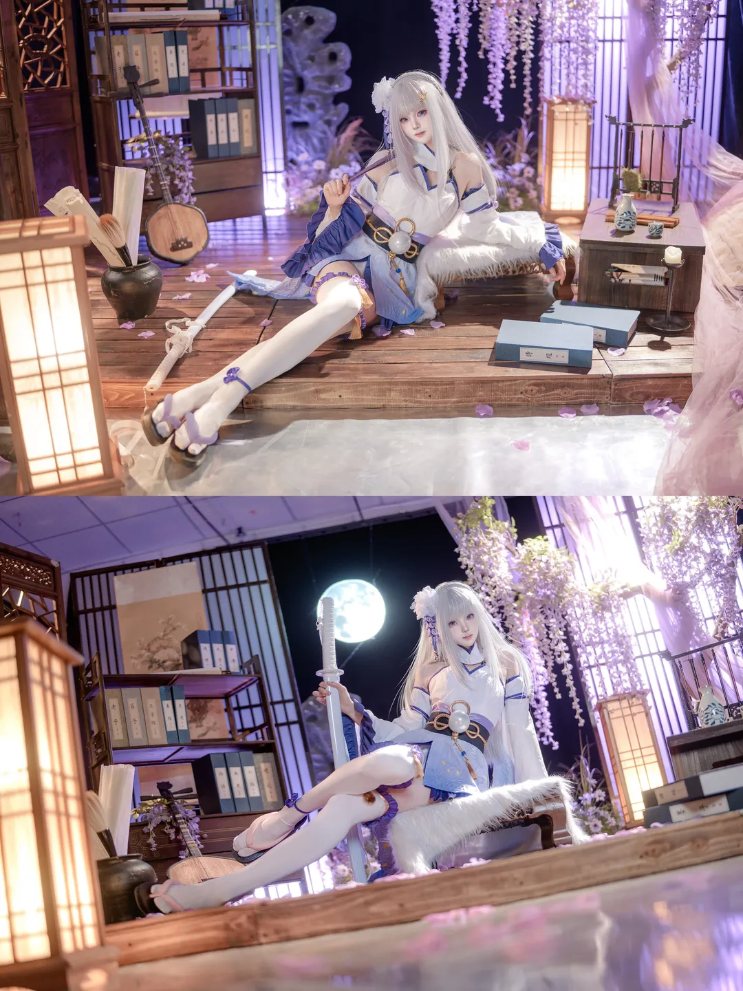 cosplay, 和风摄影, re0, 爱蜜莉雅cos, 初兽猫 - 第1张
