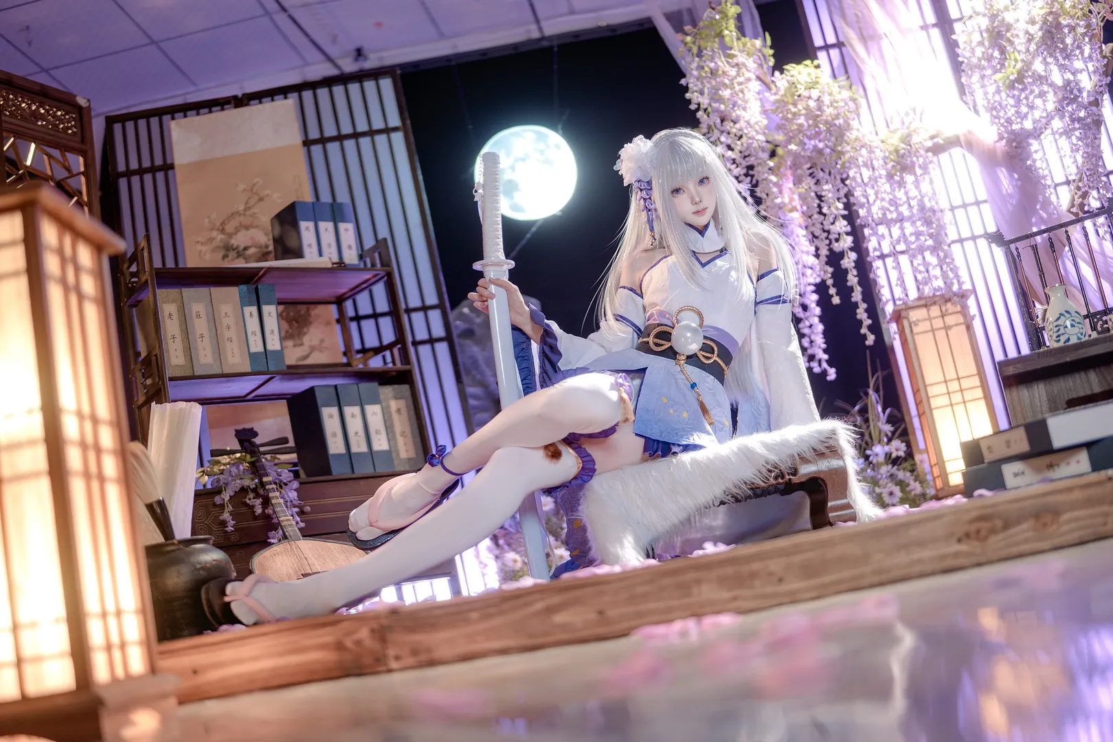 cosplay, 和风摄影, re0, 爱蜜莉雅cos, 初兽猫 - 第2张