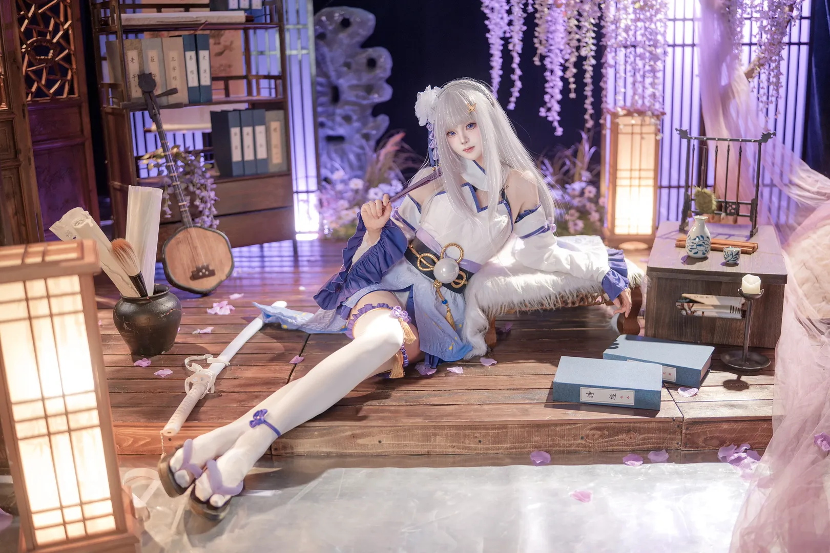 cosplay, 和风摄影, re0, 爱蜜莉雅cos, 初兽猫