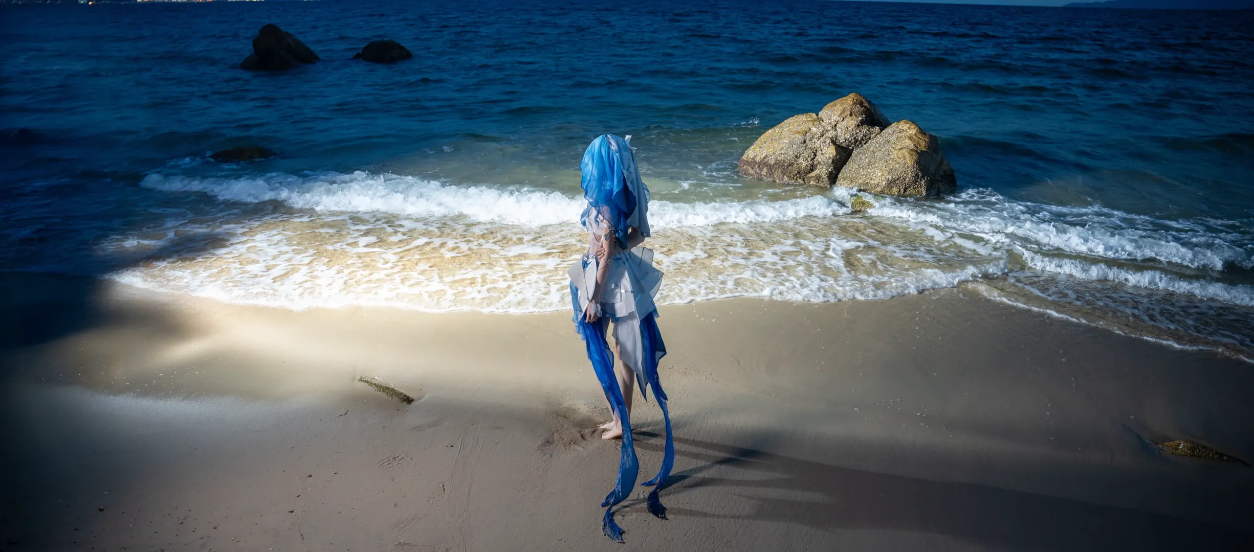 鸣潮, 氛围感, 摄影作品, 海边拍摄, 守岸人cos - 第3张