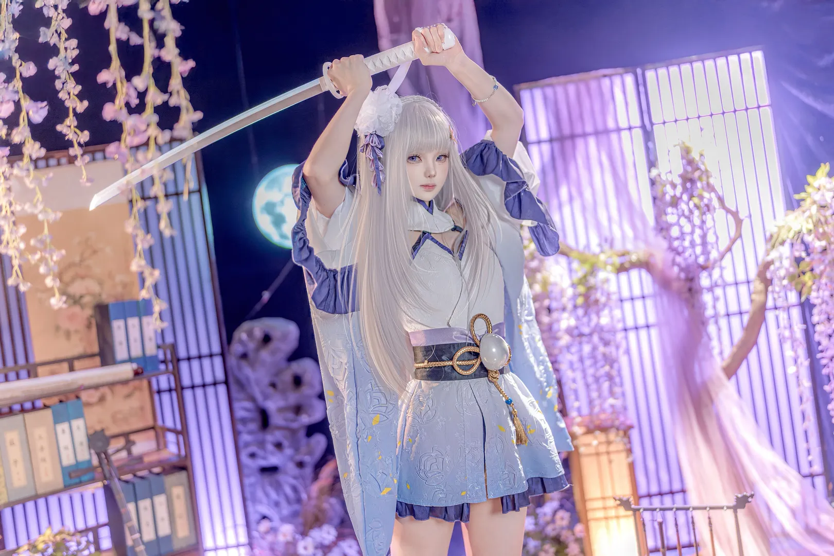 Cosplay, 和风, 樱花, 爱蜜莉雅cos, Re:Zero