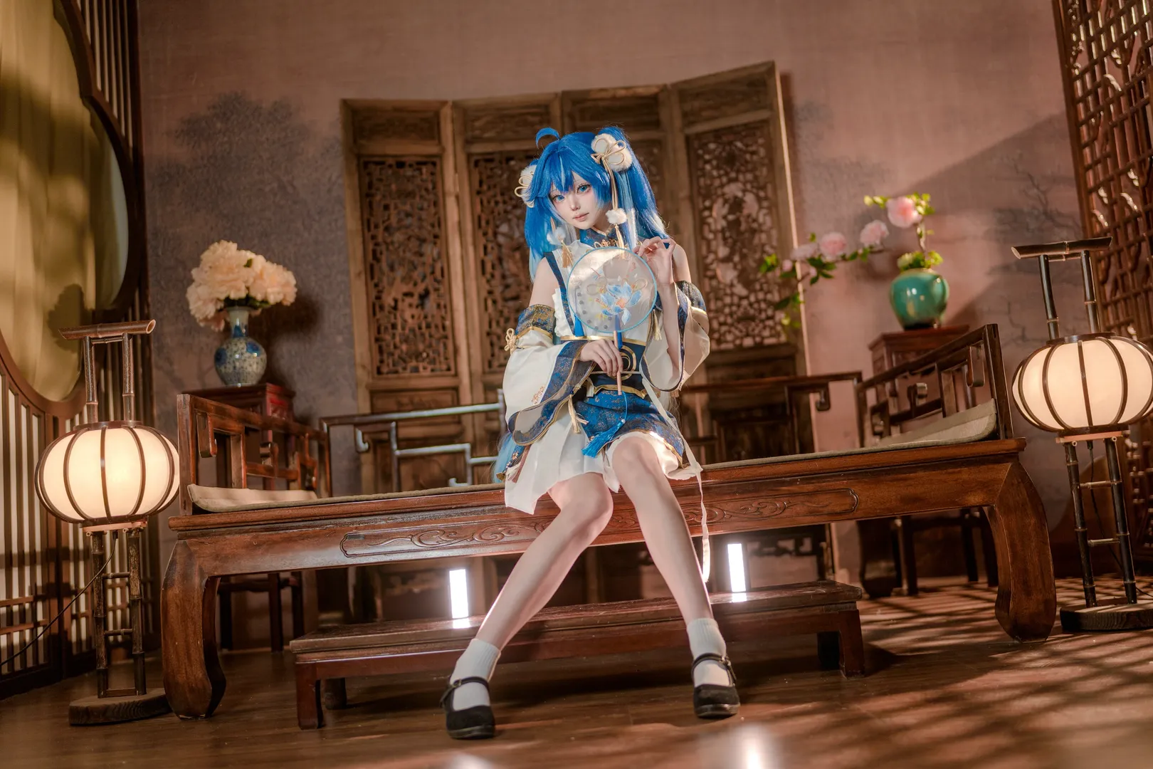 鸣潮, Cosplay, 角色还原, 古风摄影, 尤诺cos