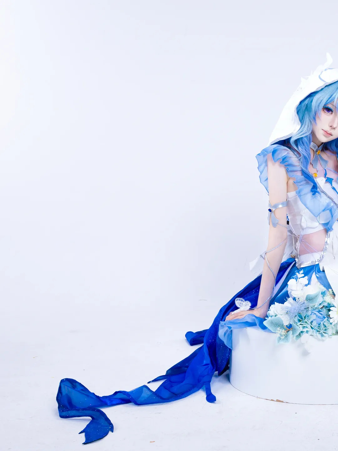 角色扮演, 鸣潮, 守岸人cos, cosplay摄影, 蓝白色系