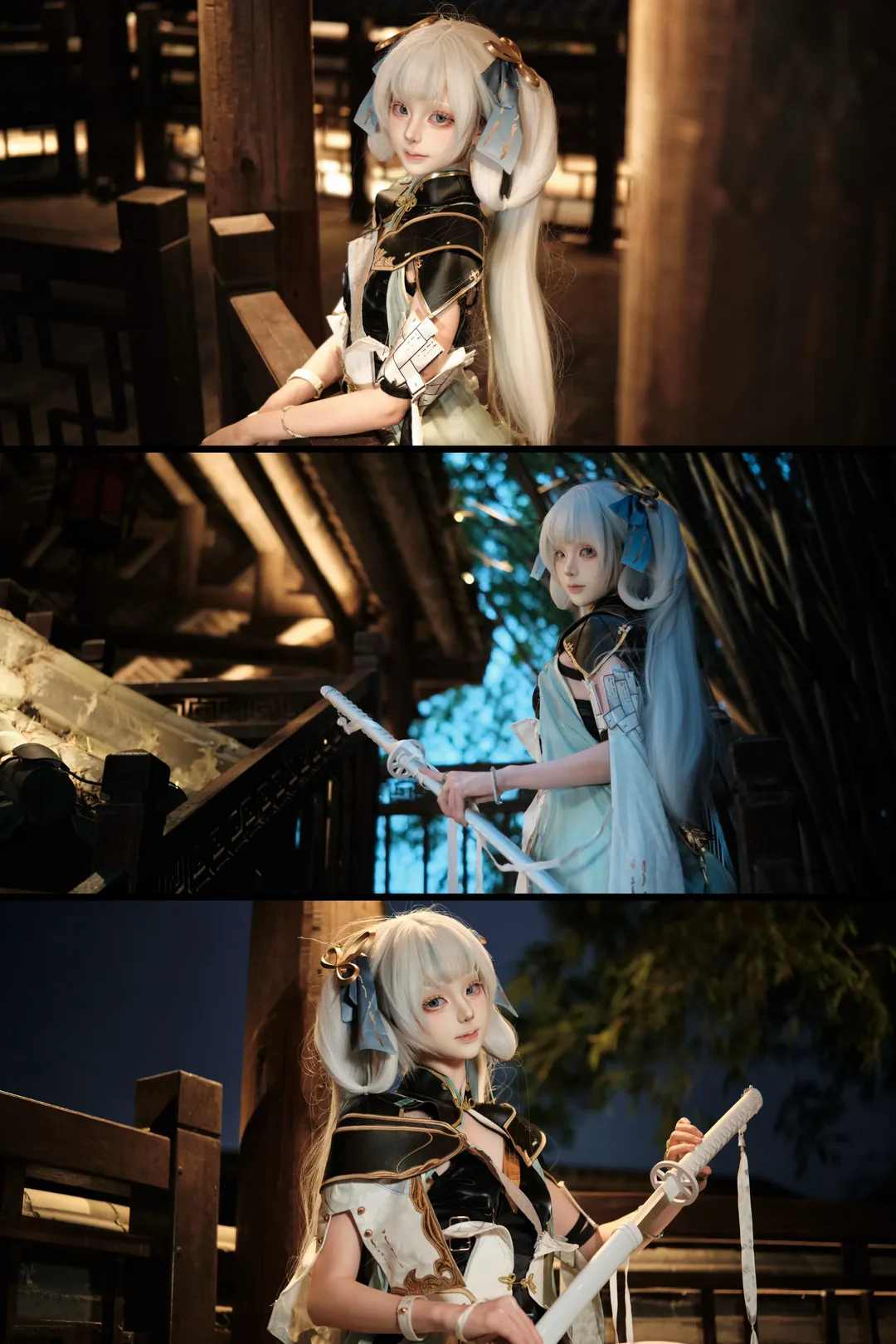 鸣潮, 古风cosplay, 今汐cos, 二次元cos, 夜景人像 - 第1张