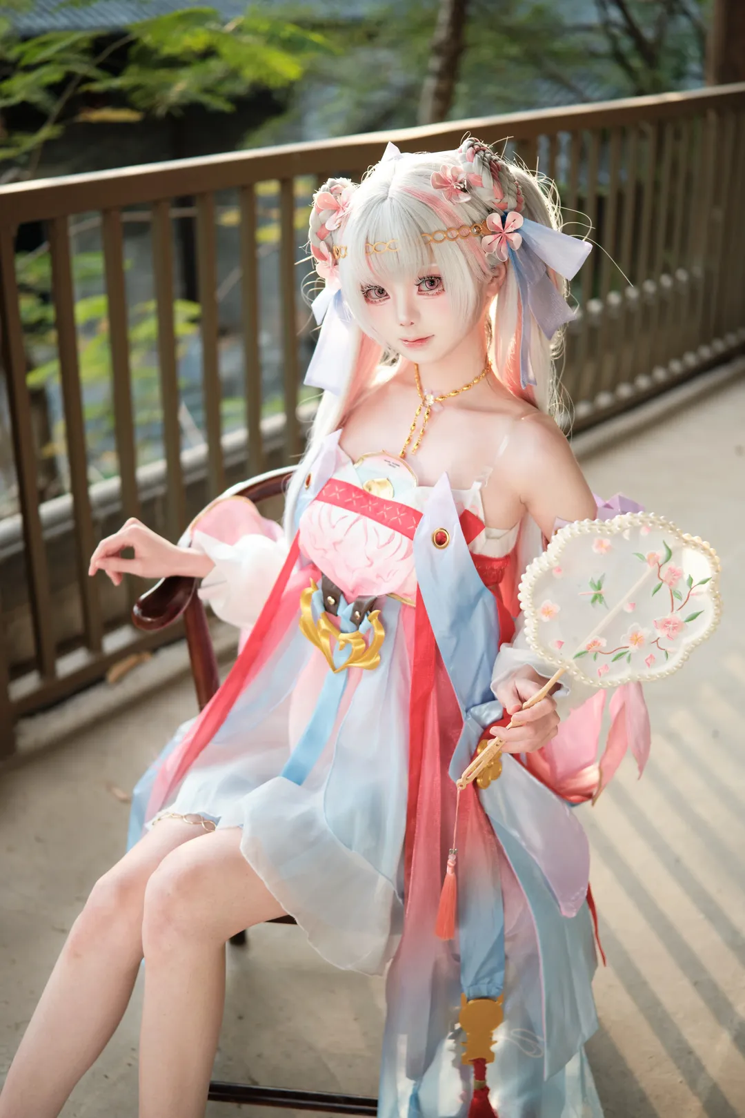 鸣潮, 今汐cos, cosplay摄影, 古风长廊, 二次元装扮 - 第2张