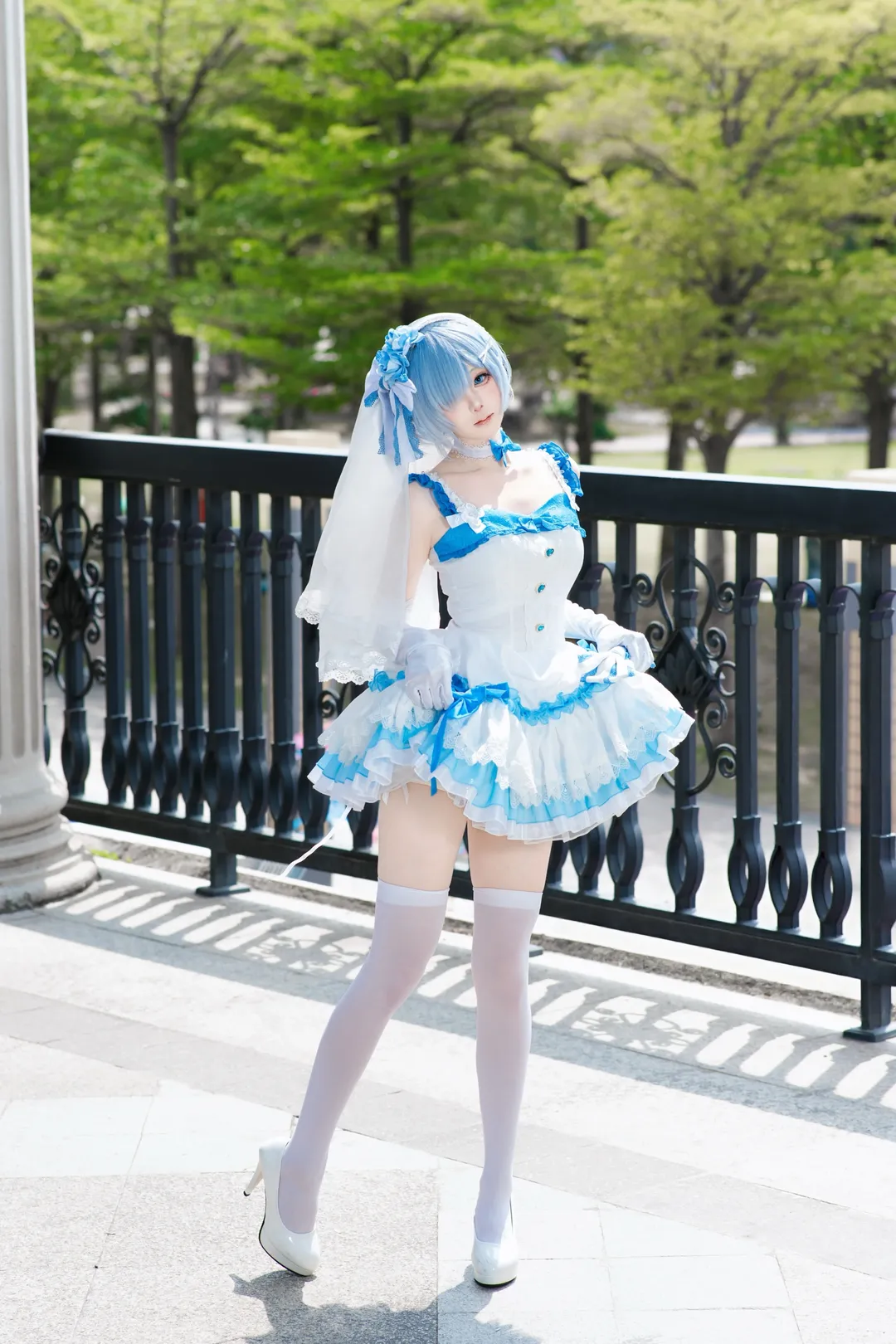 cosplay, 婚纱cos, 蕾姆cos, re0, 蕾姆 - 第2张
