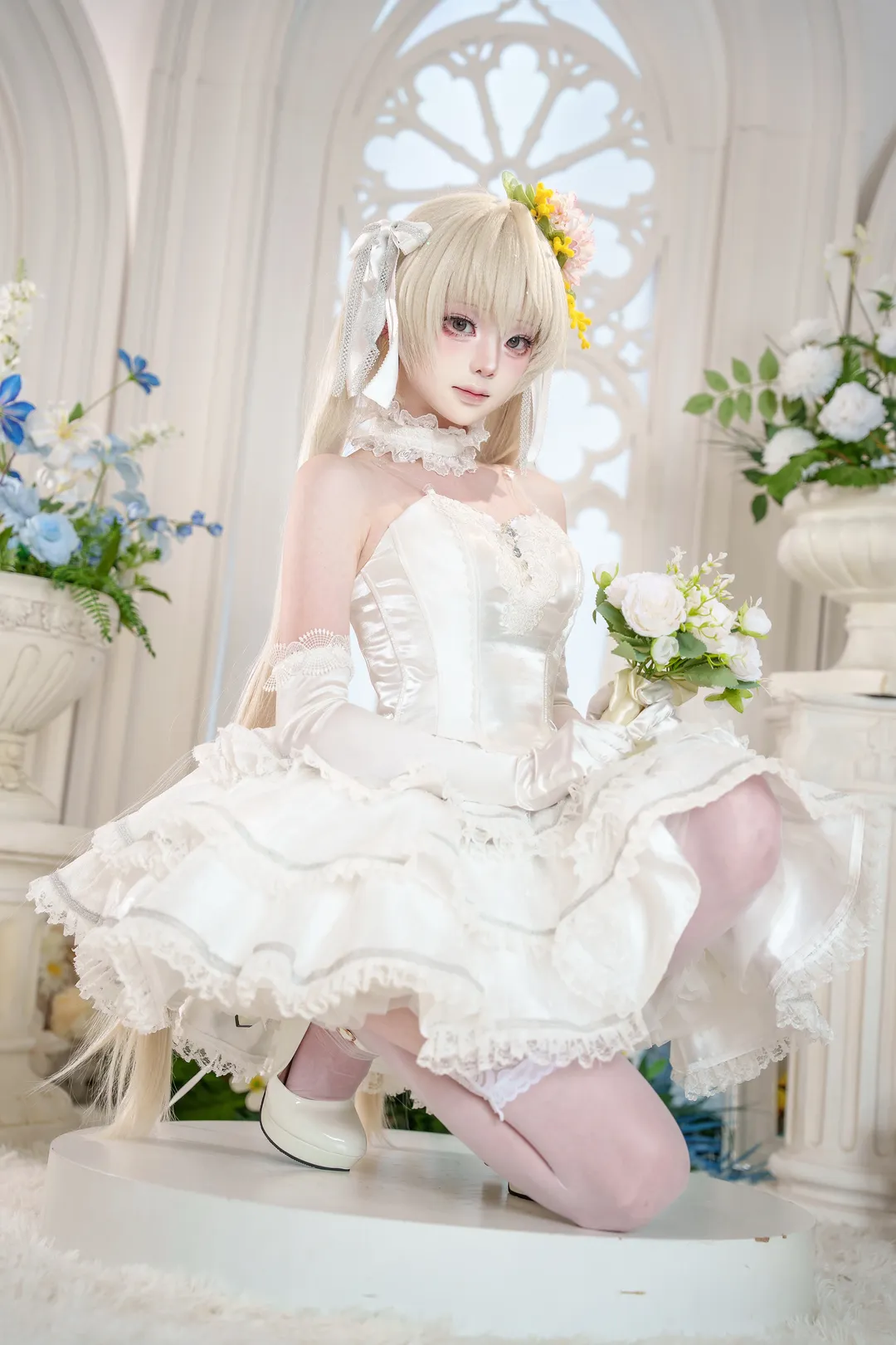 Cosplay, Kasugano Sora cosplay, Sora-chan, Pure White Wedding, Formal dress photoshoot