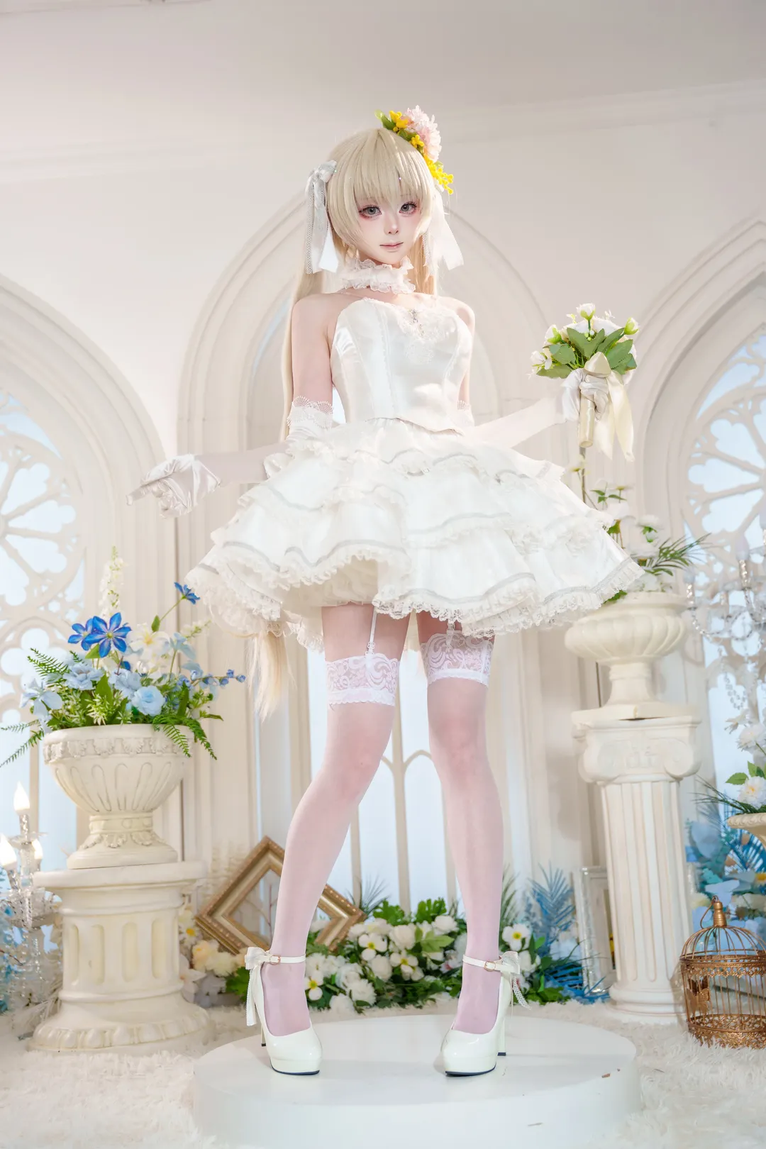 Cosplay, Kasugano Sora cosplay, Sora-chan, Pure White Wedding, Formal dress photoshoot - Image 4