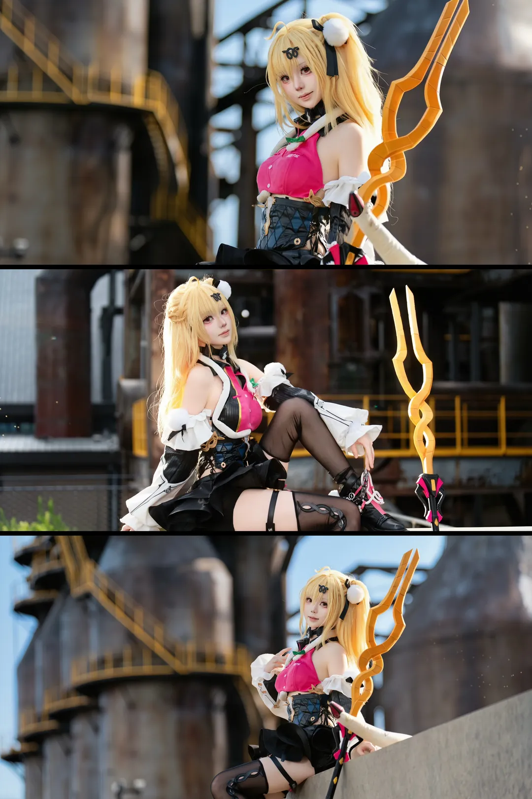 绝区零, 希希芙cos, cosplay摄影, 工业风外景, 废土风格 - 第1张