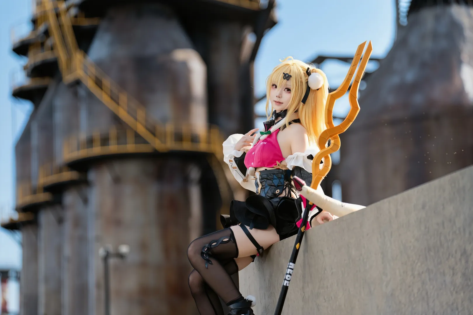 绝区零, 希希芙cos, cosplay摄影, 工业风外景, 废土风格 - 第3张