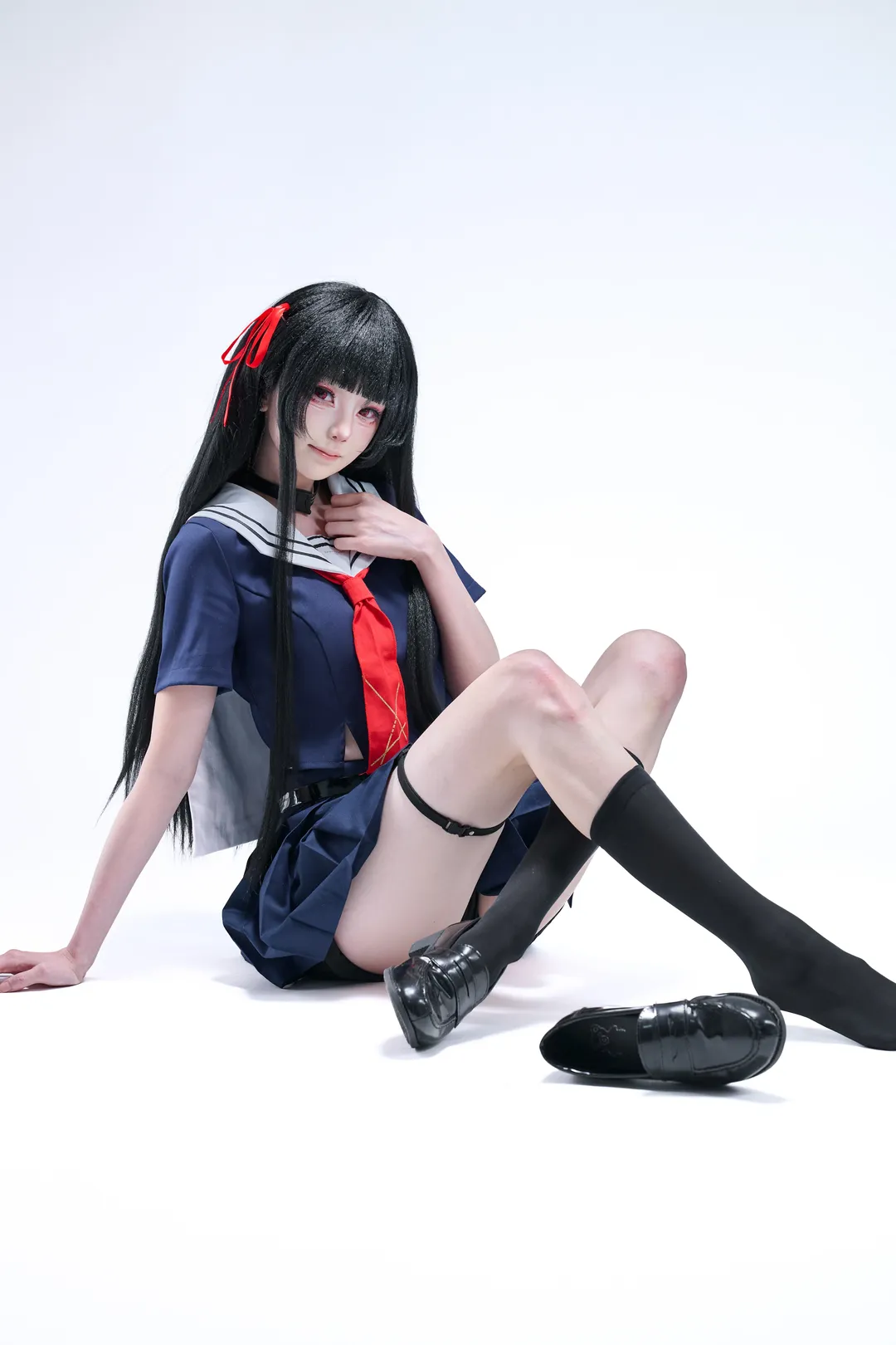 白ホリ撮影, 美的, キャンパススタイル, コーディネート, 女子高生 - 3枚目