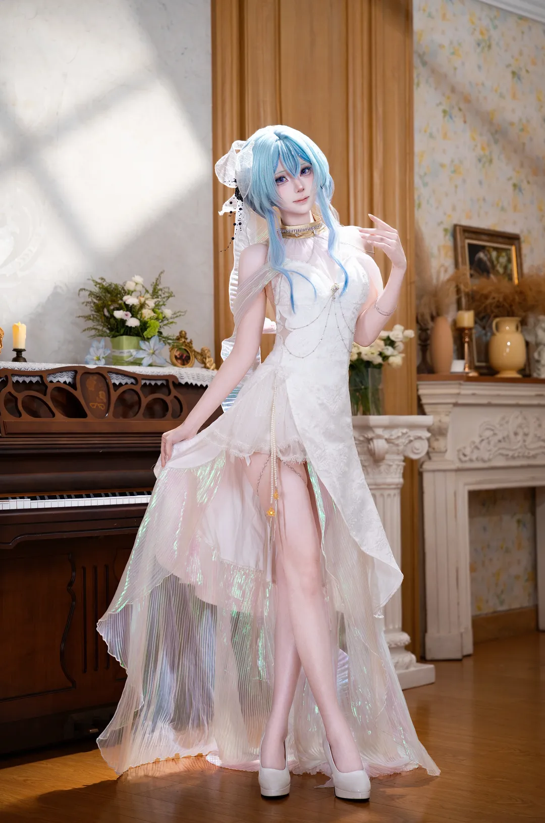 Wuthering Waves, The Shorekeeper cosplay, Anime cosplay, Cosplay photography, Doll clothing making