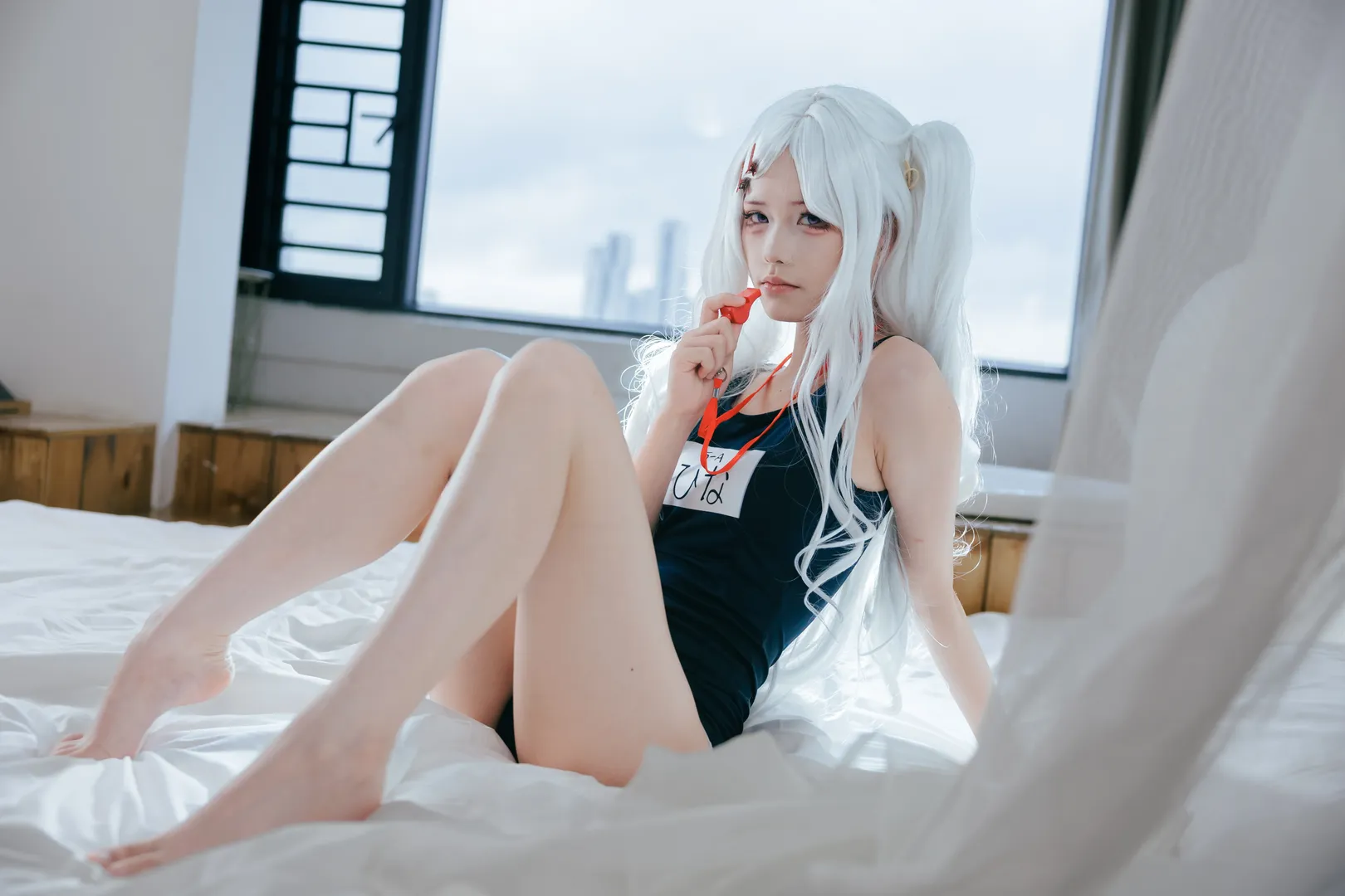 cosplay, 蔚蓝档案, 空崎日奈cos, 死库水, 日常风 - 第2张