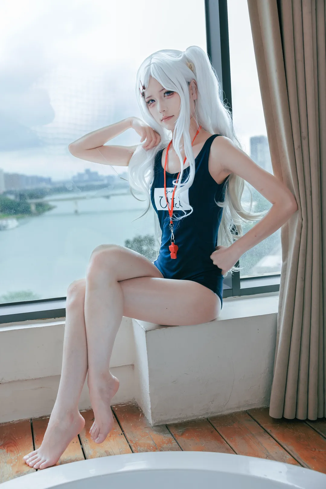 cosplay, 蔚蓝档案, 空崎日奈cos, 死库水, 日常风 - 第4张