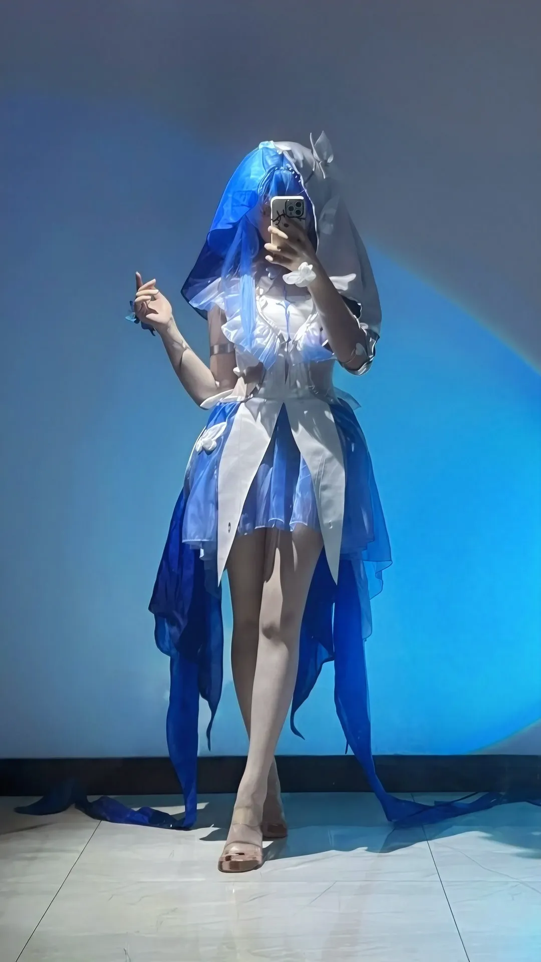 角色扮演, 鸣潮, 二次元摄影, 守岸人cos, 蓝白系cos - 第2张
