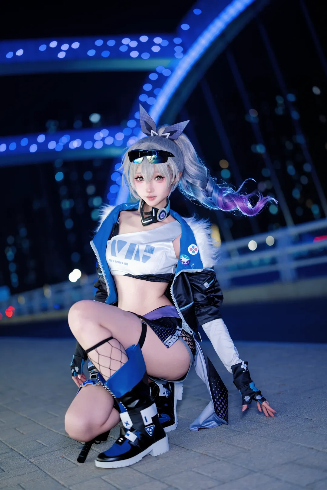 Cosplay, Honkai: Star Rail, Cyberpunk, Silver Wolf cosplay, Silver Wolf - Image 2