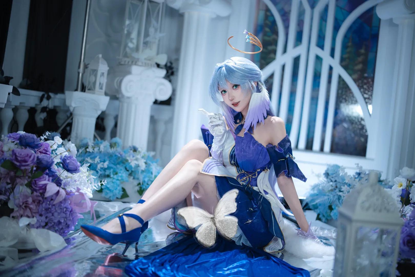 cosplay, Honkai: Star Rail, Robin cosplay, Faithful recreation of the original skin, River of Oblivion scenery