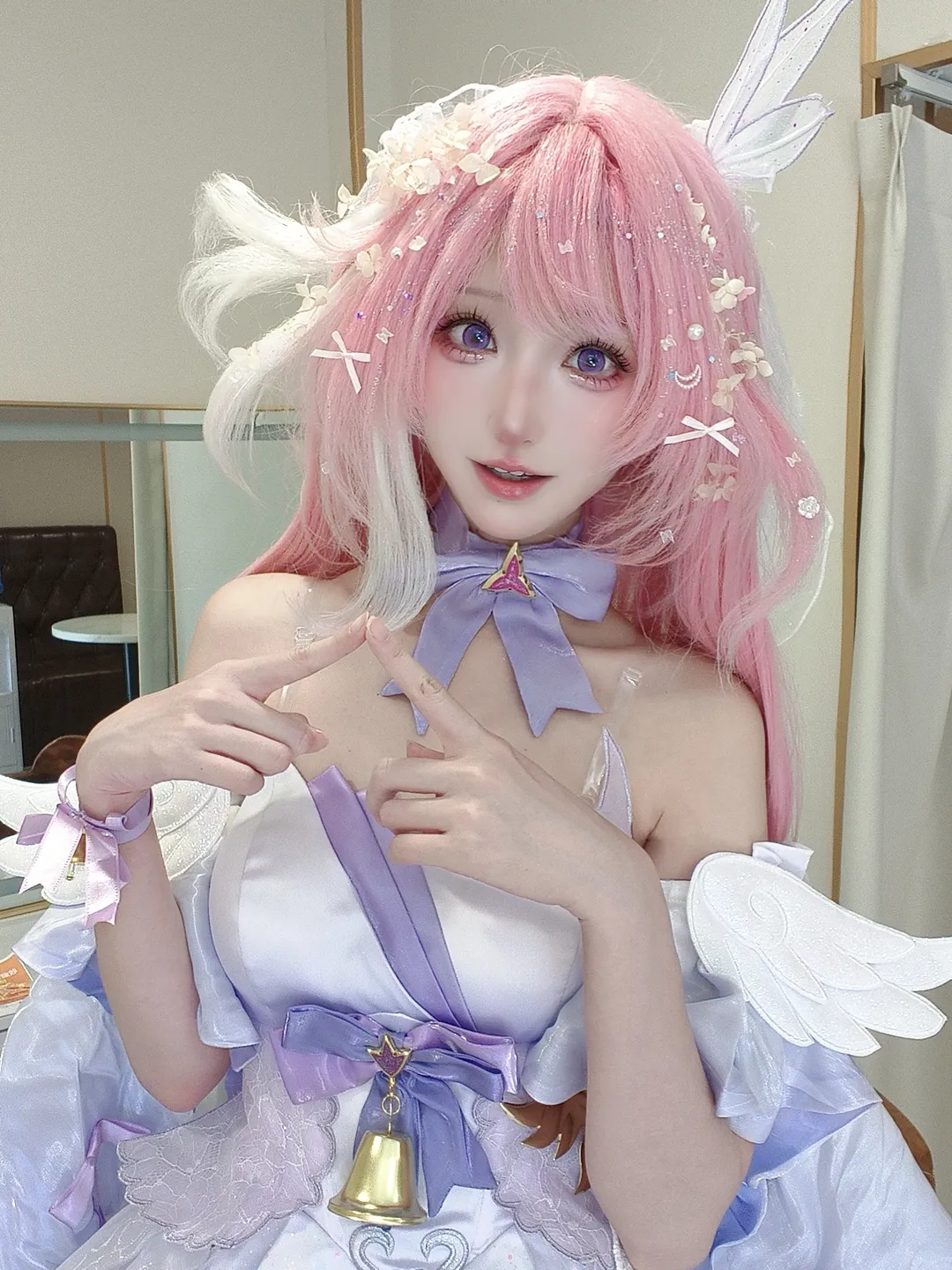 Elysia Cosplay, Anime cosplay, Dreamy girly style, Coser daily life, Elysia Miss Pink Elf