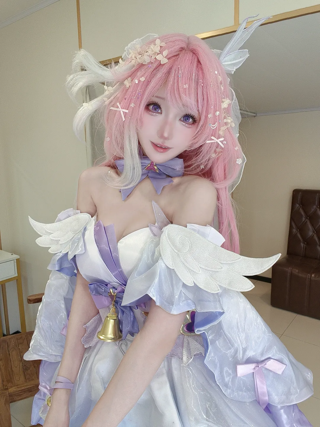 爱莉希雅cos, 二次元cosplay, 梦幻少女风, Coser日常, 爱莉希雅花间歌 - 第2张