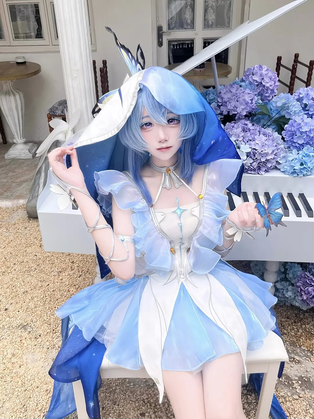 鸣潮, 唯美摄影, cosplay, 守岸人cos, 蓝色系 - 第2张