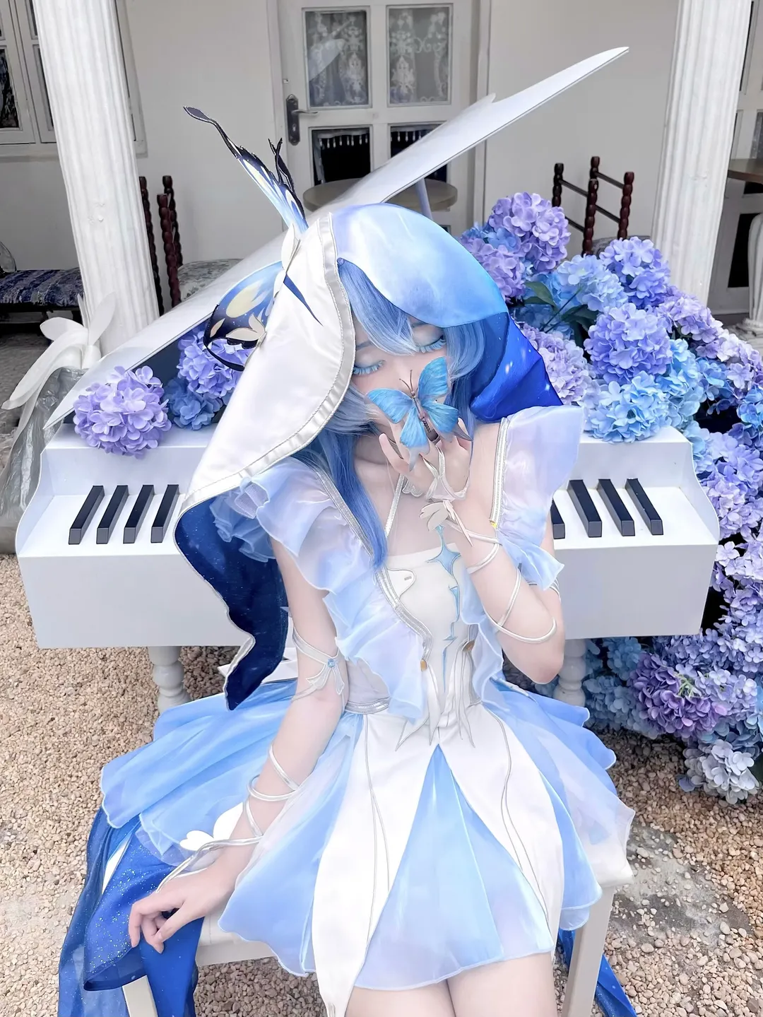 鸣潮, 唯美摄影, cosplay, 守岸人cos, 蓝色系 - 第5张